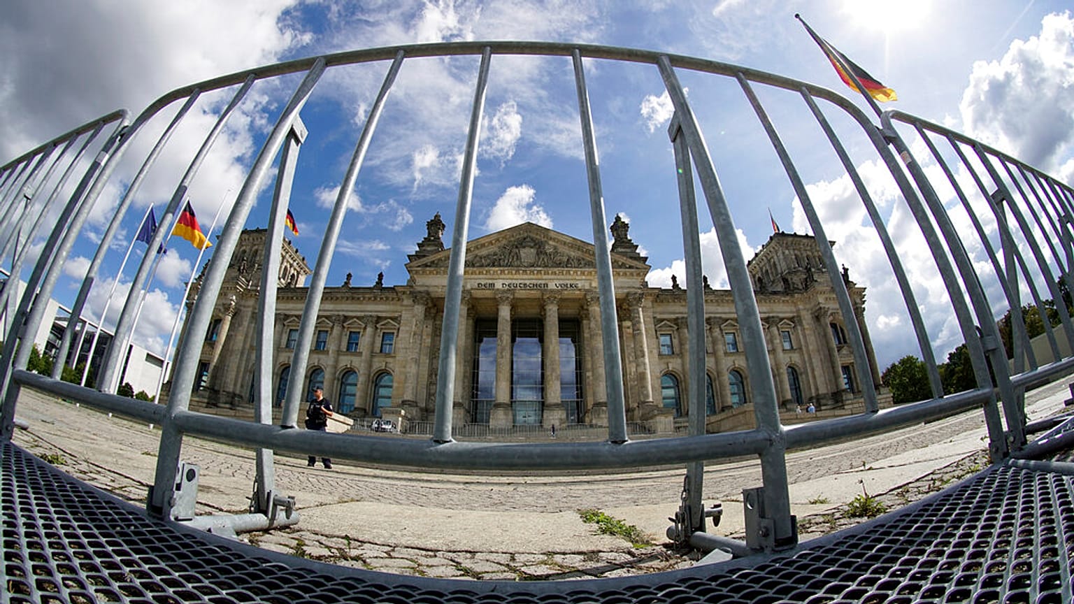 Archivaufnahme des Reichstags