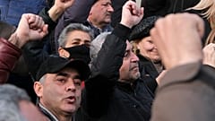 Demonstranten der Opposition in Eriwan