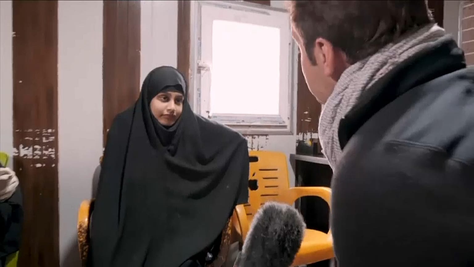 Shamima Begum, dans le nord de la Syrie, fin février 2019