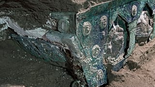 Il carro ritrovato a Pompei
