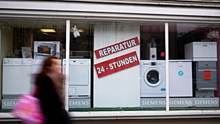 Una tienda de electrodomésticos alemana el pasado viernes