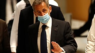 Nicolas Sarkozy a su llegada al tribunal en París, Francia, 1/3/2021