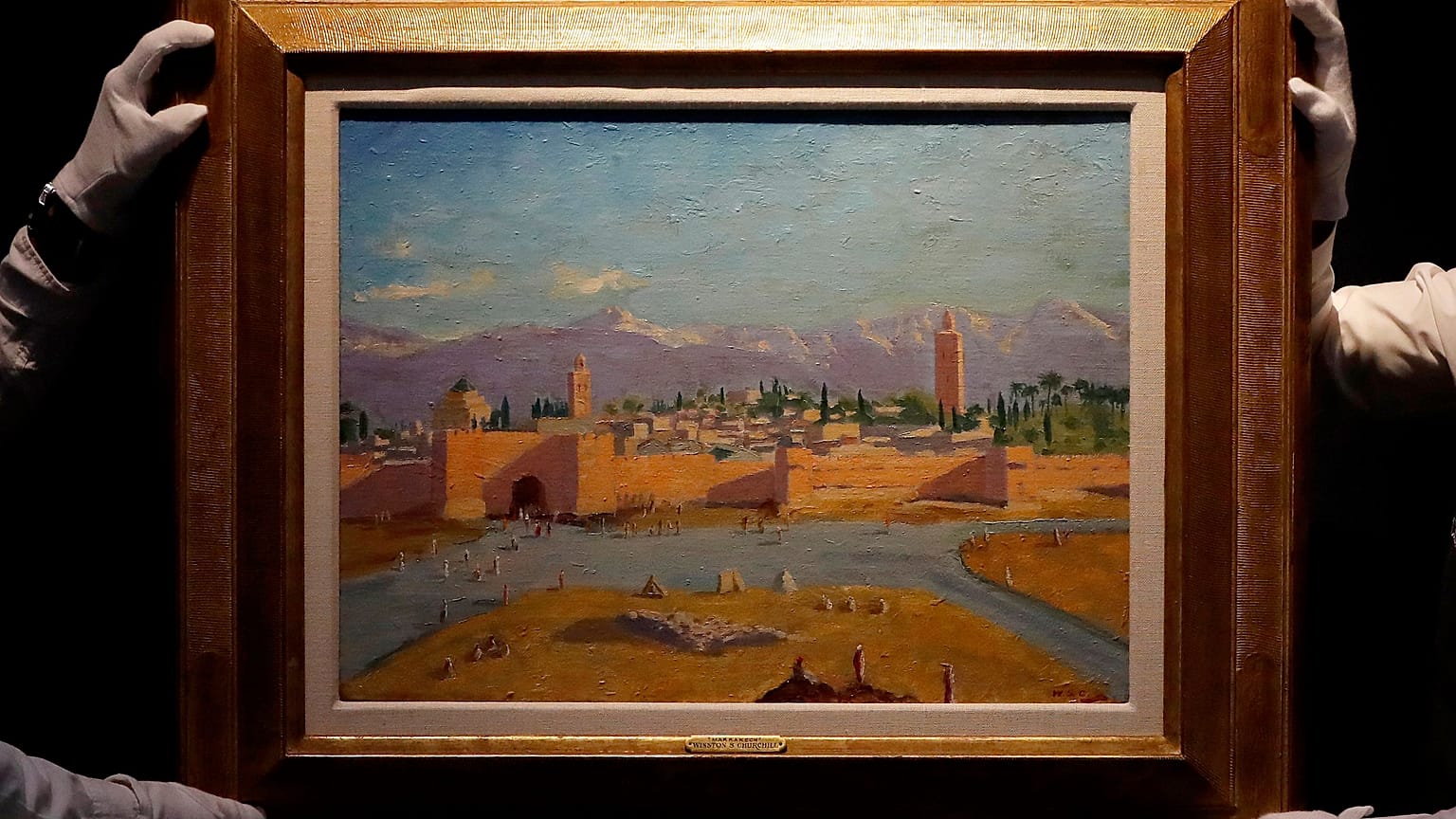 Tower of the Koutoubia Mosque by Winston Churchill