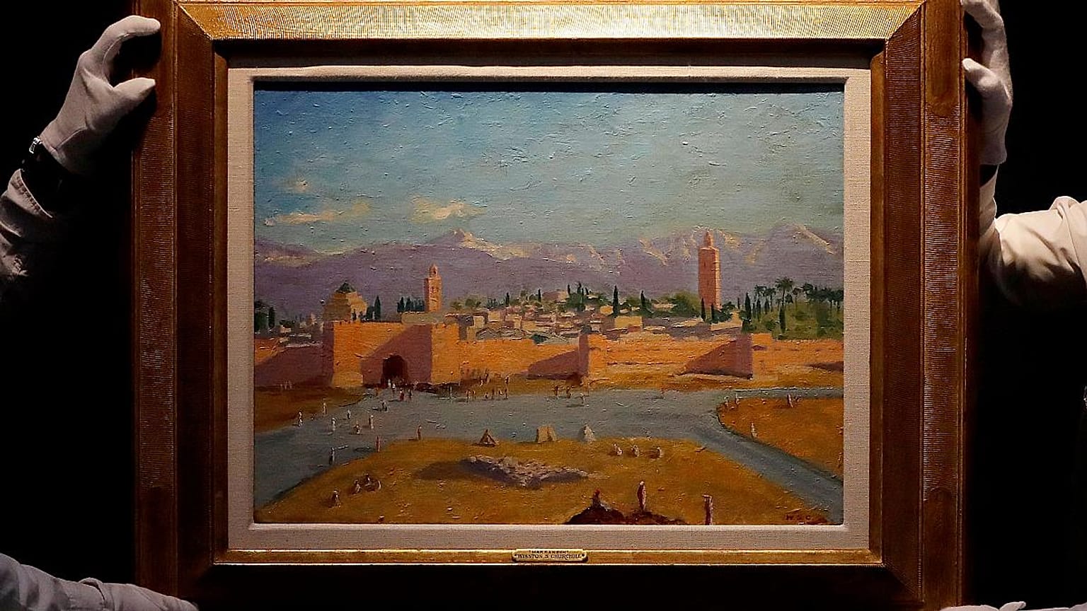 نقاشی مسجد کوتوبیا توسط وینستون چرچیل
