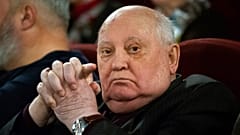 Former Soviet leader Mikhail Gorbachev in Moscow, Russia, Thursday, Nov. 8, 2018. 