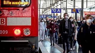 Frankfuter Hauptbahnhof, März 2021