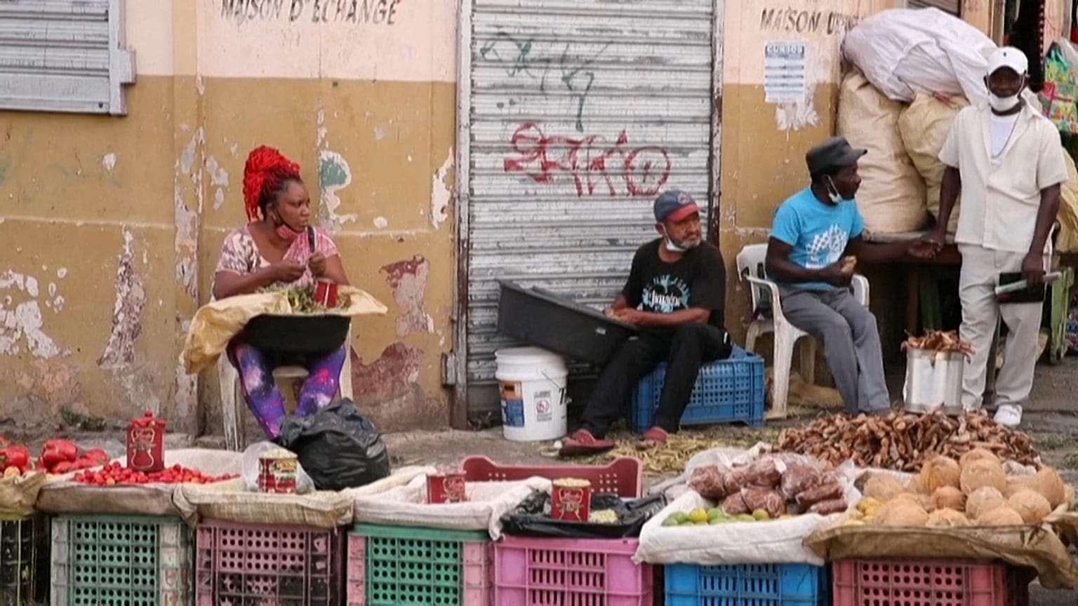 Haitianos en las calles de República Dominicana