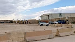 قاعدة عين الأسد الجوية العسكرية التي تضم قوات أمريكية وأجنبية أخرى في محافظة الأنبار بغرب العراق.