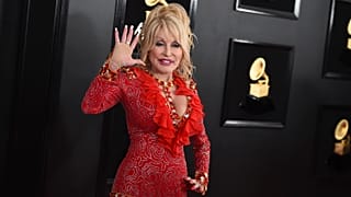 Dolly Parton arrives at the 61st annual Grammy Awards on Feb. 10, 2019, in Los Angeles.