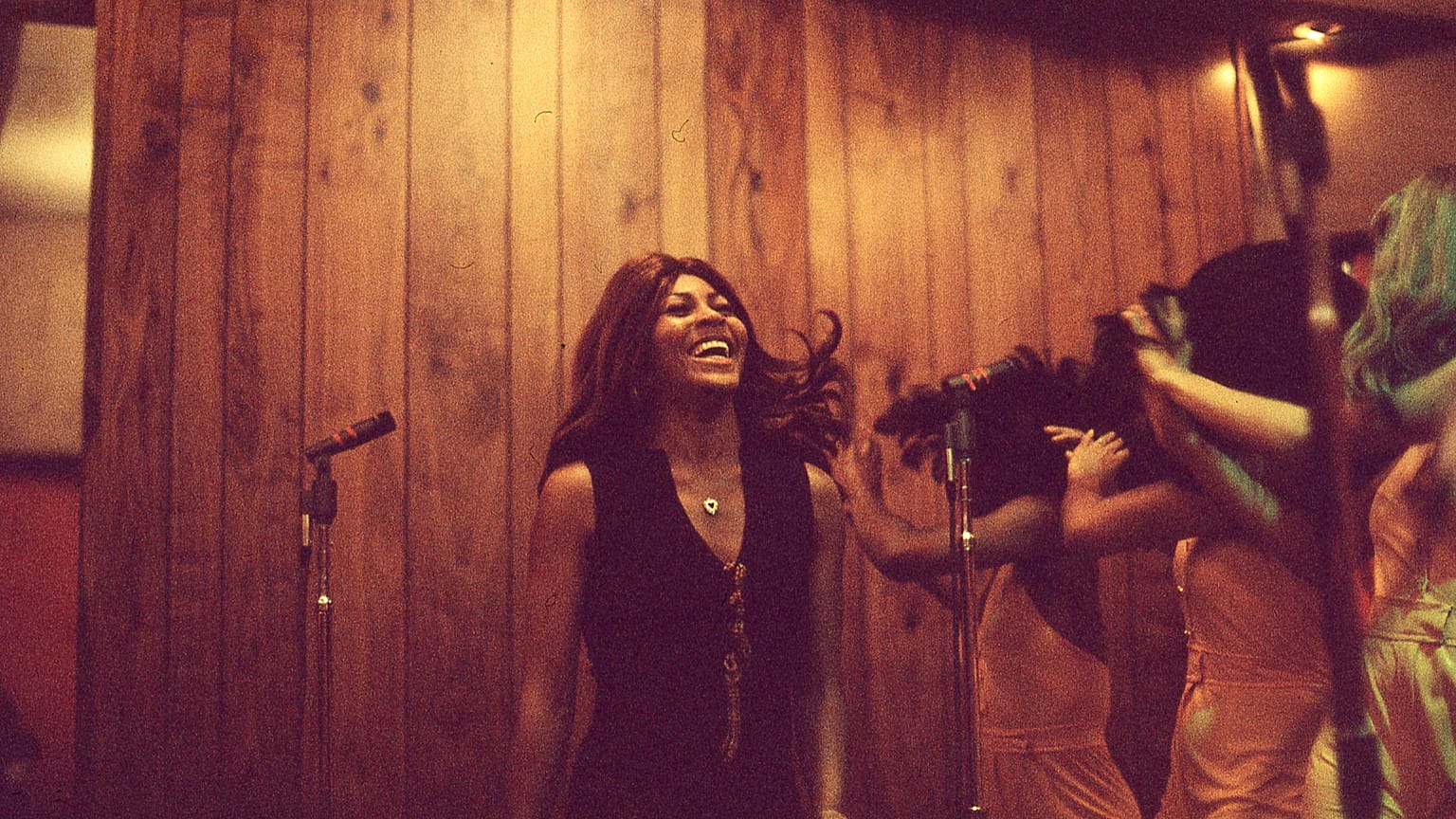 Tina Turner and Ikettes perform at KMET 1973 in Tina