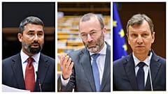 Hidvéghi Balázs, Manfred Weber és Andrzej Halicki