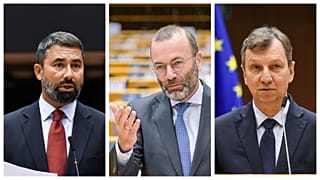 Hidvéghi Balázs, Manfred Weber és Andrzej Halicki