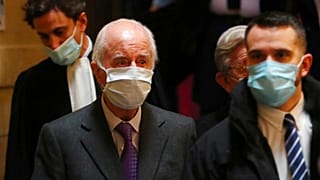 Edouard Balladur, le 20 janvier 2021, au Palais de Justice de Paris, France