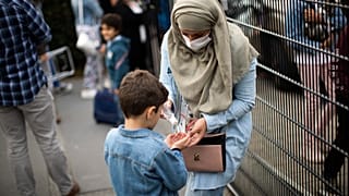 مادر و فرزندی در بلژیک 