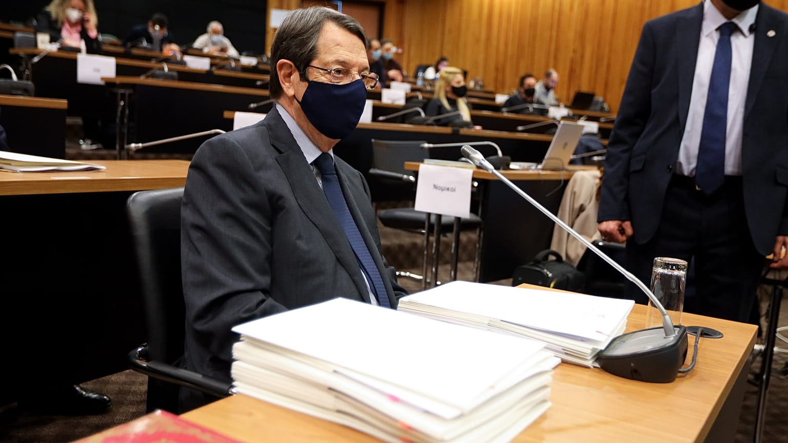 Ο Πρόεδρος της Κύπρου στην Βουλή των Αντιπροσώπων