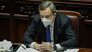 An archive image of Italian prime minister Mario Draghi