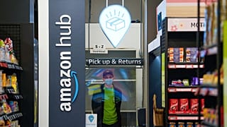 Le supermarché "Amazon Fresh" installé à Londres (Royaume-Uni), le 04/03/2021