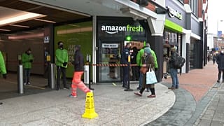 Il negozio "Amazon Fresh" di Londra.