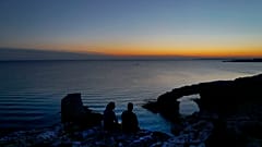 "Love Bridge", during sunset at the Ayia Napa 