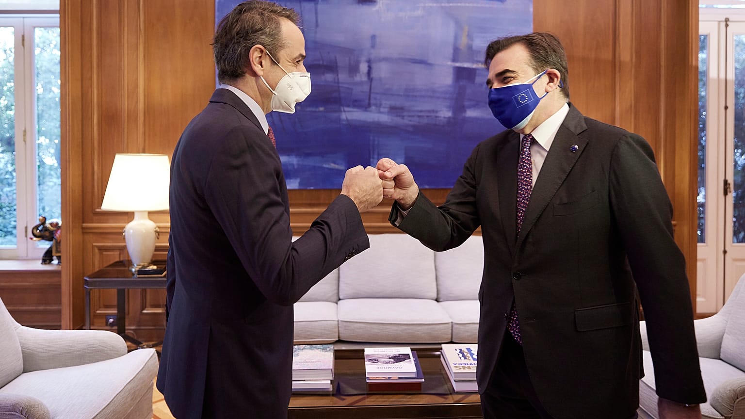Κυριάκος Μητσοτάκης και Μαργαρίτης Σχοινάς