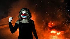 Brennende Autoreifen - neue Proteste im Libanon 