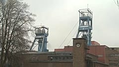 Day shots of Myslowice-wesola coal mine and its HQ