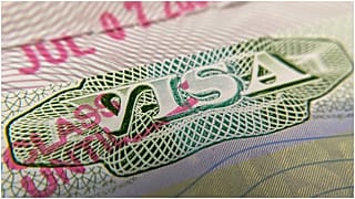 ختم تأشيرة أمريكية