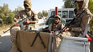 مقاتلون في مأرب اليمنية 