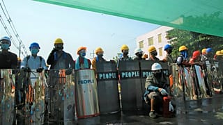 В Мьянме не стихают протесты 