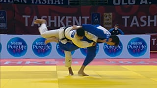 Christian Parlati (im blauen Anzug) holte Gold