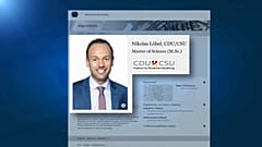 Scheidender Bundestagsabgeordneter Löbel 