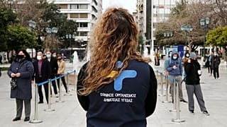 Rapid test για κορονοϊό στην πλατεία Συντάγματος
