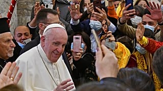 Papst in der Christenstadt Karakosch