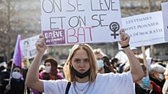 Manifestation à Paris, le 07 mars 2021   