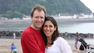 Nazanin con su marido