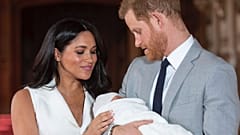 In this Wednesday May 8, 2019 file photo Britain's Prince Harry and Meghan, Duchess of Sussex, pose during a photocall with their newborn son Archie