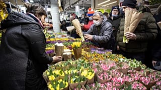 Цветочный рынок в Москве