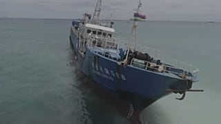 Chalutier échoué au large de l'île Maurice