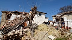 Καταστροφές από τον σεισμό στην Ελασσόνα
