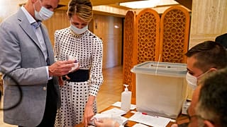 Bashar Assad und seine Frau Asma im Juli 2020