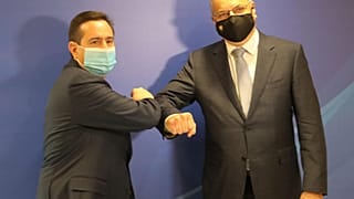 Οι υπουργοί Εσωτερικών της Κύπρου και Μετανάστευσης της Ελλάδας