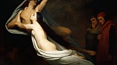 Ary Scheffer, Francesca da Rimini e Paolo Malatesta, 1855, olio su tela - Parigi, Louvre