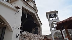 Κατεστραμμένη εκκλησία στο χωριό Κουτσόχερο Λάρισας