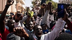 Manifestation à Dakar, le 08 mars 2021.