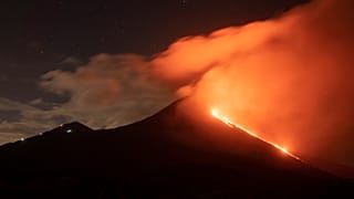 Erupción del volcán Pacaya, Guatemala