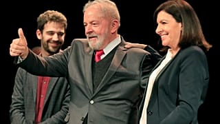 Бывший президент Бразилии Луис Инасиу Лула да Силва и мэр Парижа Анн Идальго / 2 марта 2020 г.