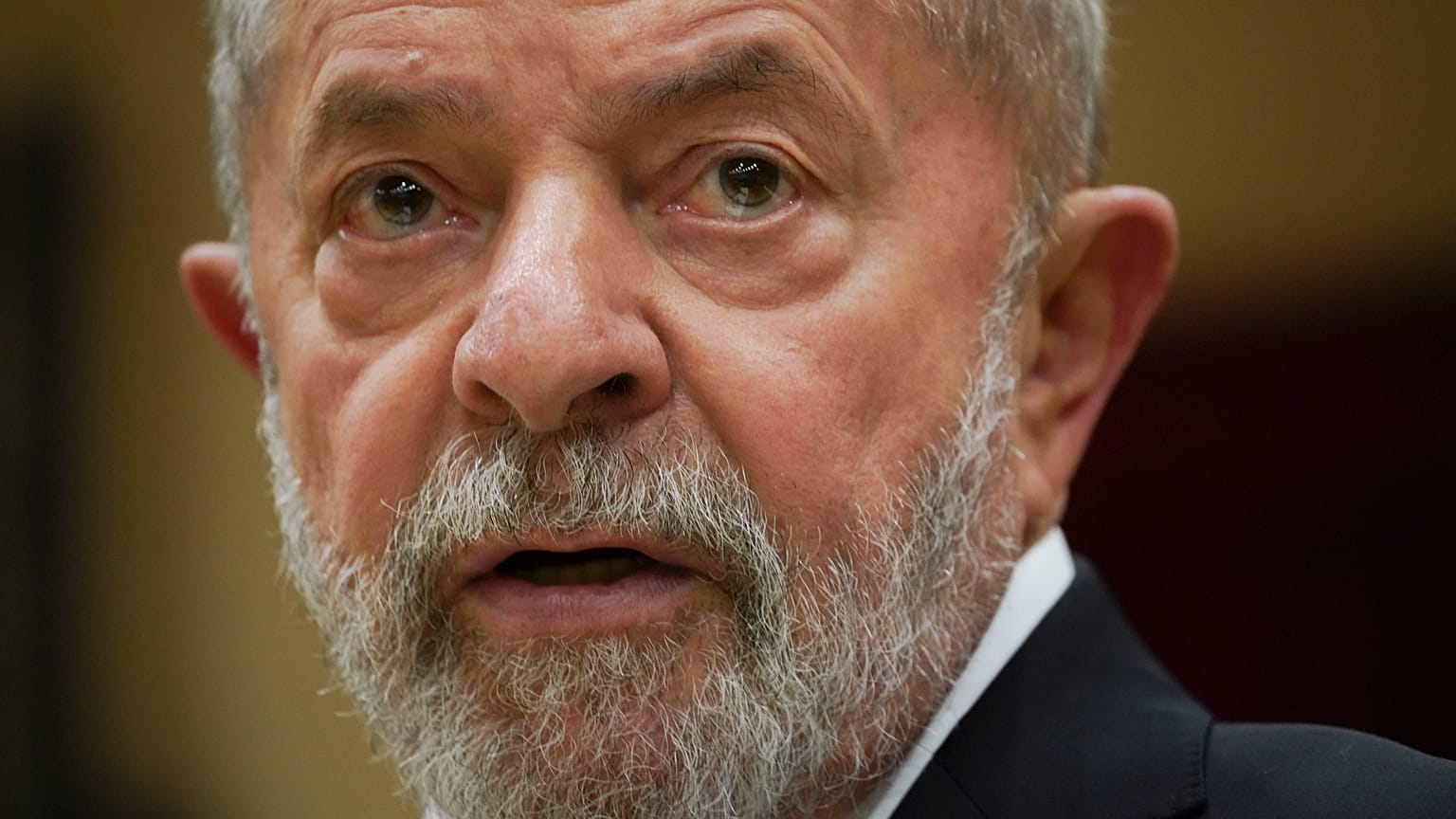 FILE - In this Feb. 13, 2020 file photo, Brazilian former President Luiz Inacio Lula da Silva arrives for a meeting with the Italian Cgil union, in Rome. 