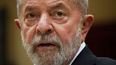 FILE - In this Feb. 13, 2020 file photo, Brazilian former President Luiz Inacio Lula da Silva arrives for a meeting with the Italian Cgil union, in Rome. 