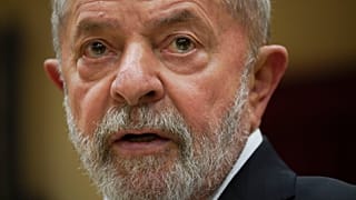 FILE - In this Feb. 13, 2020 file photo, Brazilian former President Luiz Inacio Lula da Silva arrives for a meeting with the Italian Cgil union, in Rome. 