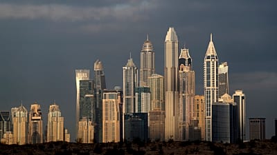 مشهد عام لمدينة دبي في الإمارات العربية المتحدة